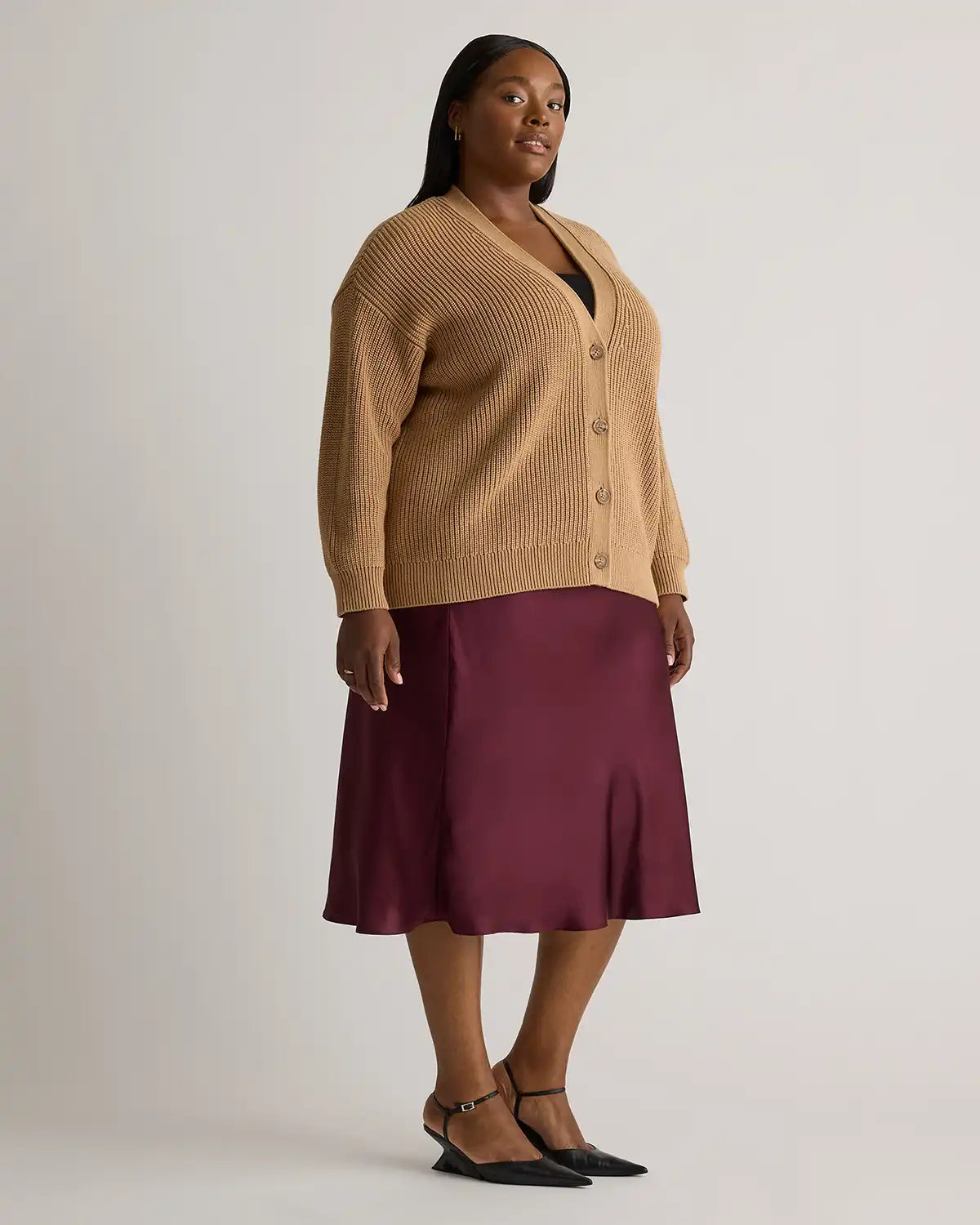 100% Organic Cotton Oversized Boyfriend Cardigan