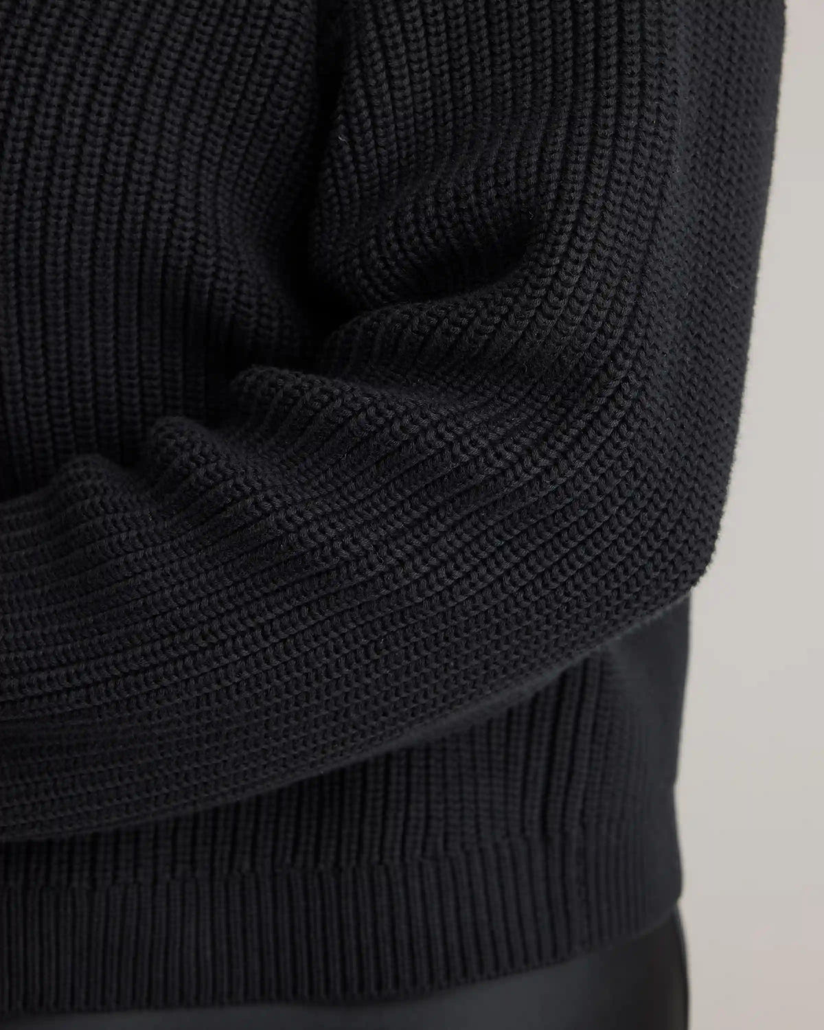 100% Organic Cotton Fisherman V-Neck Sweater