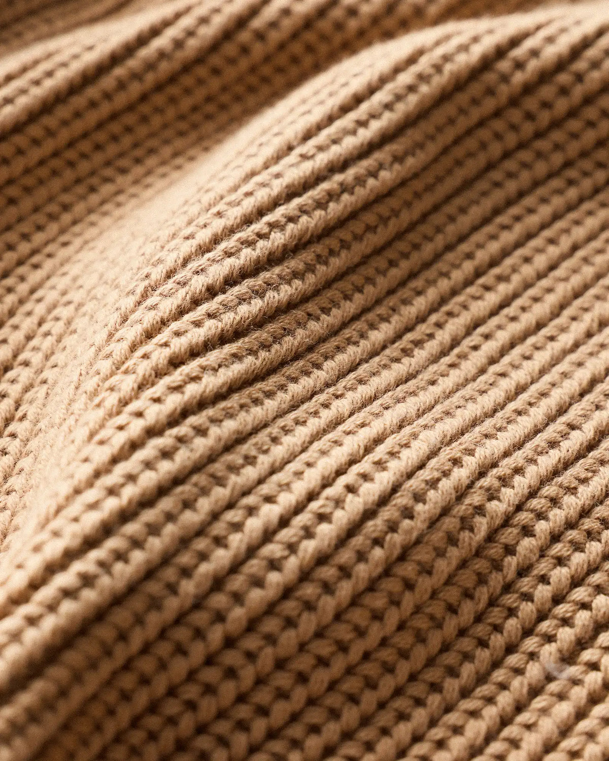 100% Organic Cotton Fisherman V-Neck Sweater