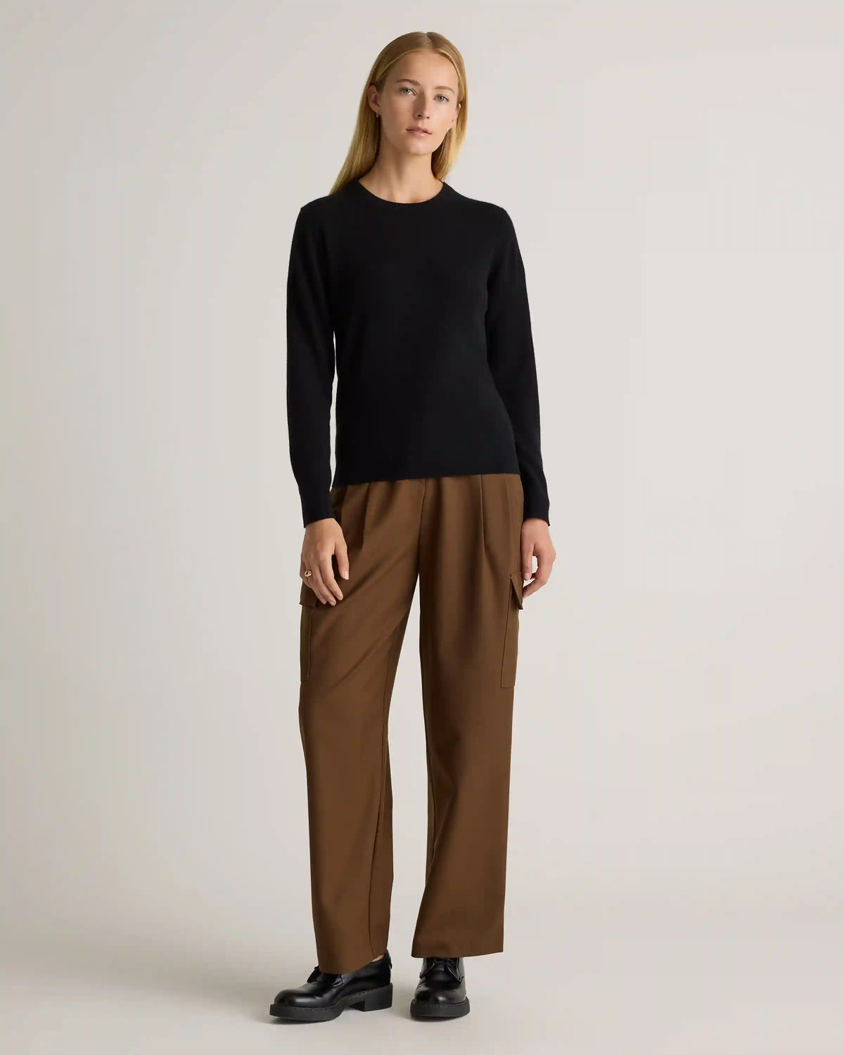 Mongolian Spring Cashmere Crewneck Sweater