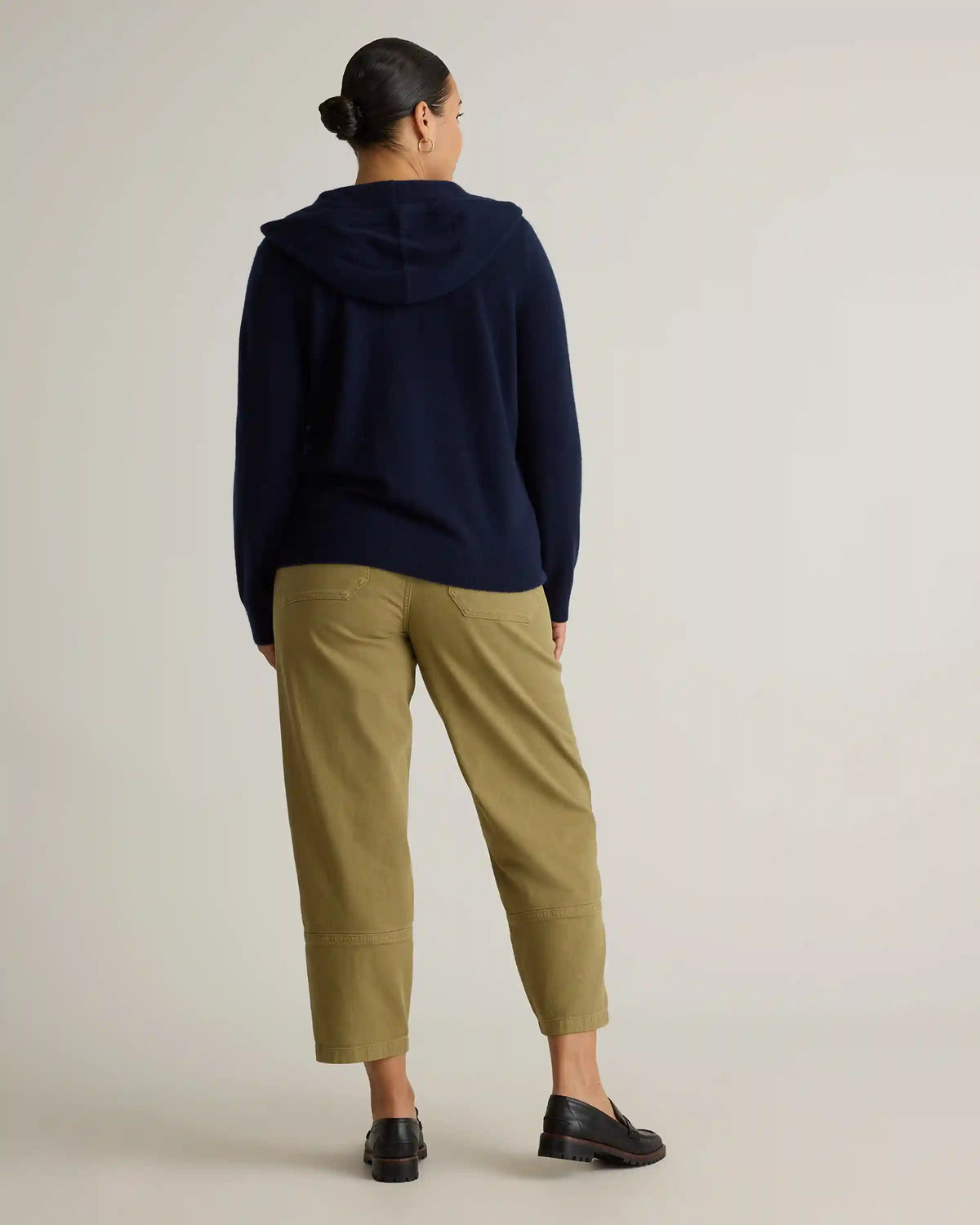Mongolian Cashmere Full-Zip Hoodie