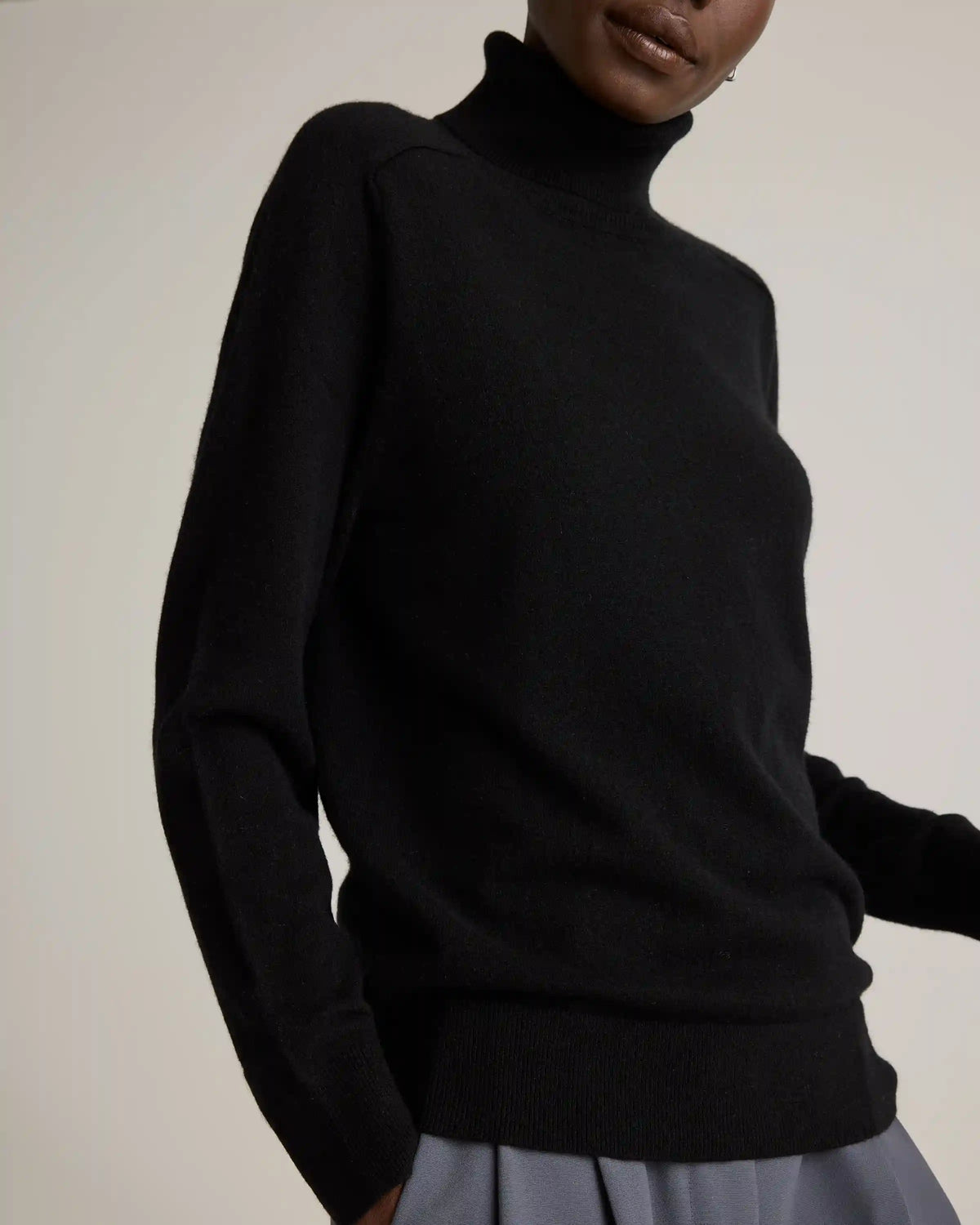 Mongolian Cashmere Turtleneck Sweater