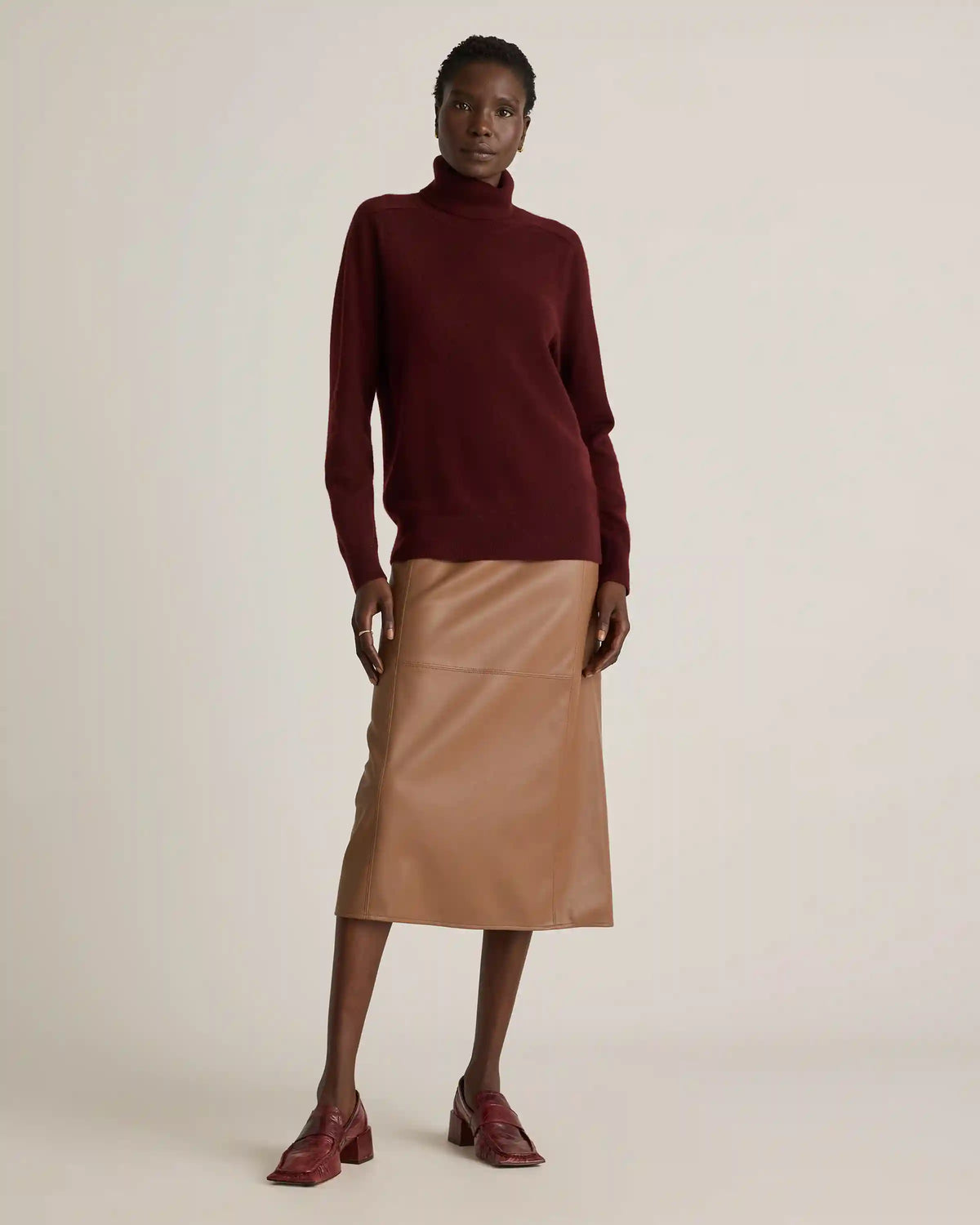 Mongolian Cashmere Turtleneck Sweater