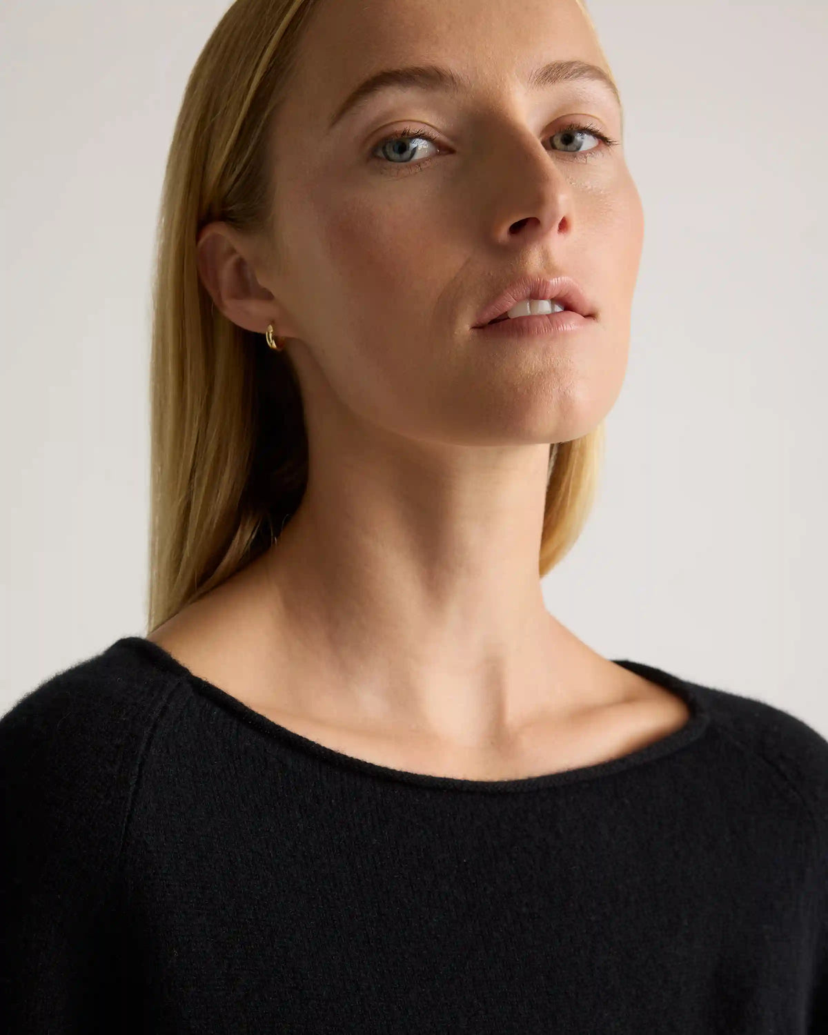 Mongolian Cashmere Boatneck Sweater