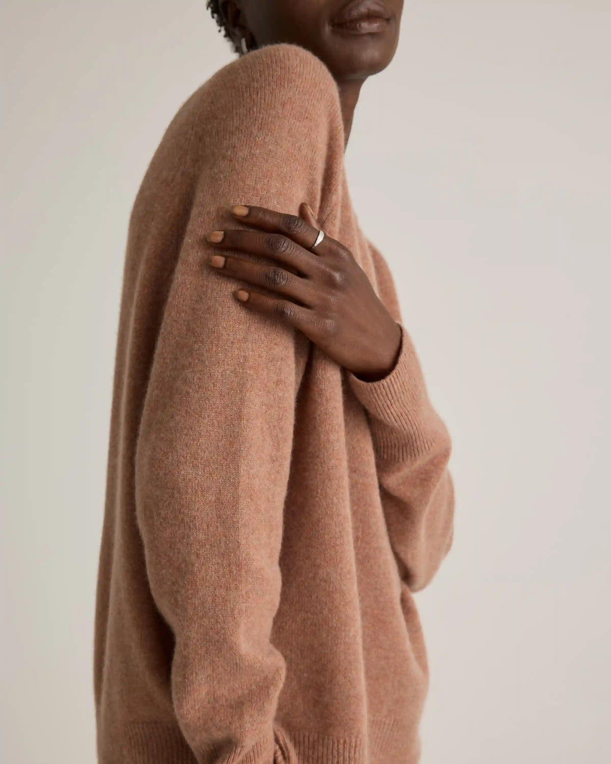 Mongolian Cashmere Boatneck Sweater