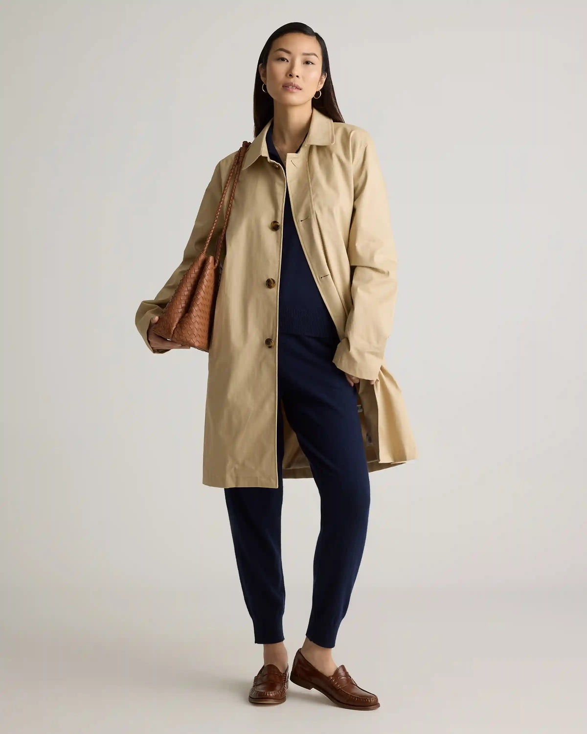 Mongolian Cashmere Polo Sweater