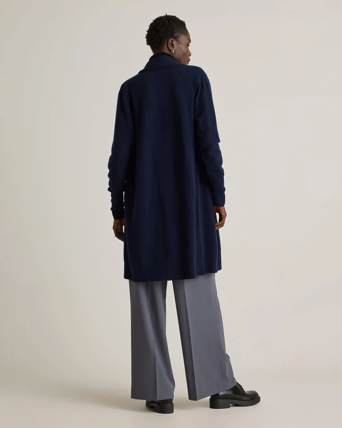 Mongolian Cashmere Duster Cardigan Sweater