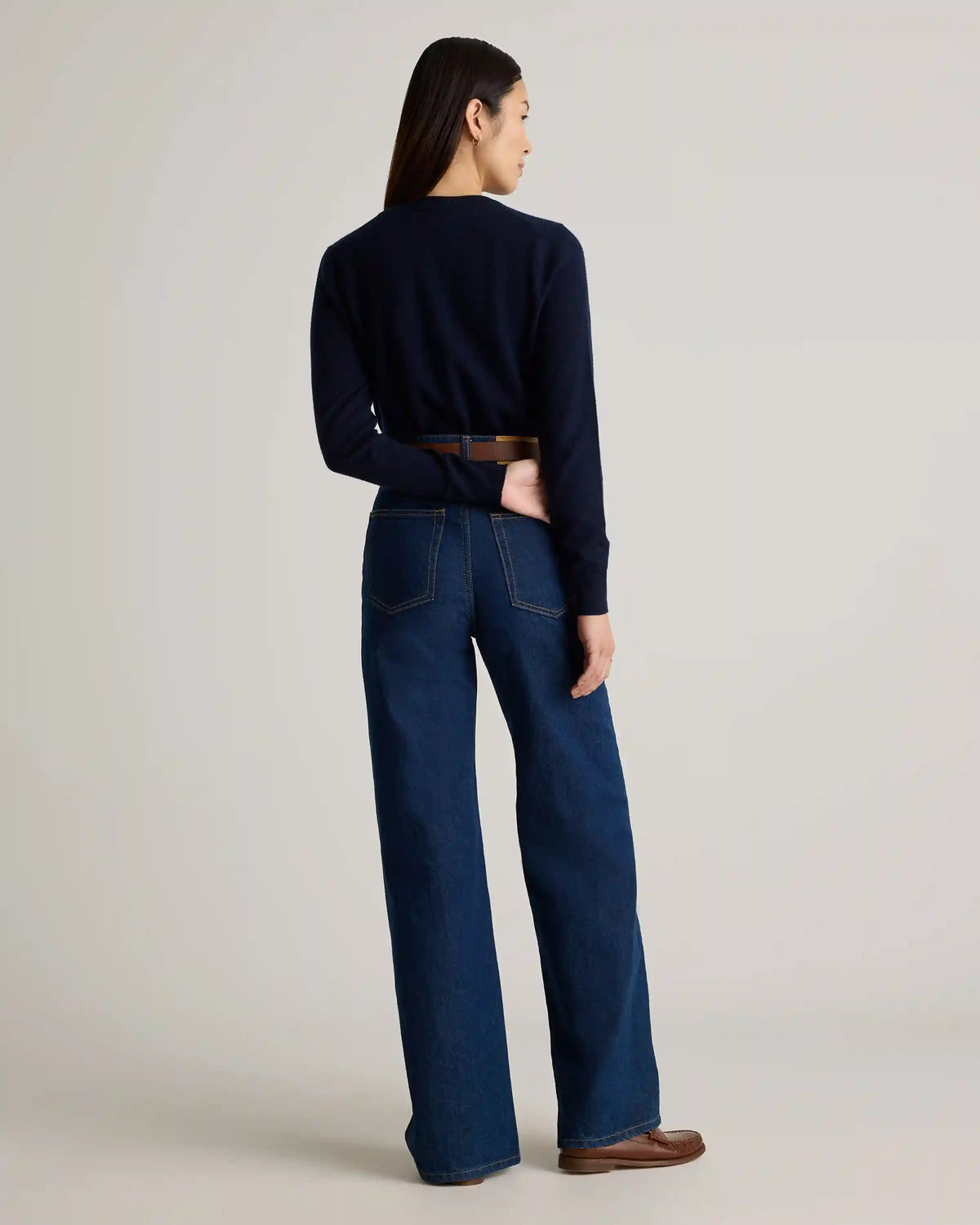 Mongolian Cashmere Cardigan Sweater