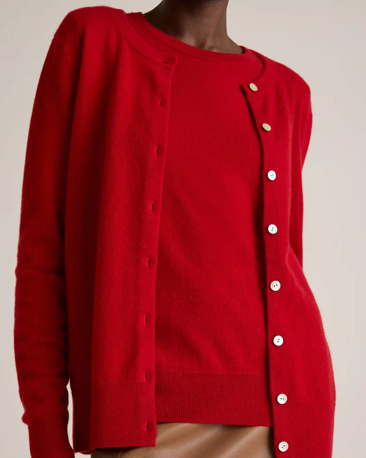 Mongolian Cashmere Cardigan Sweater