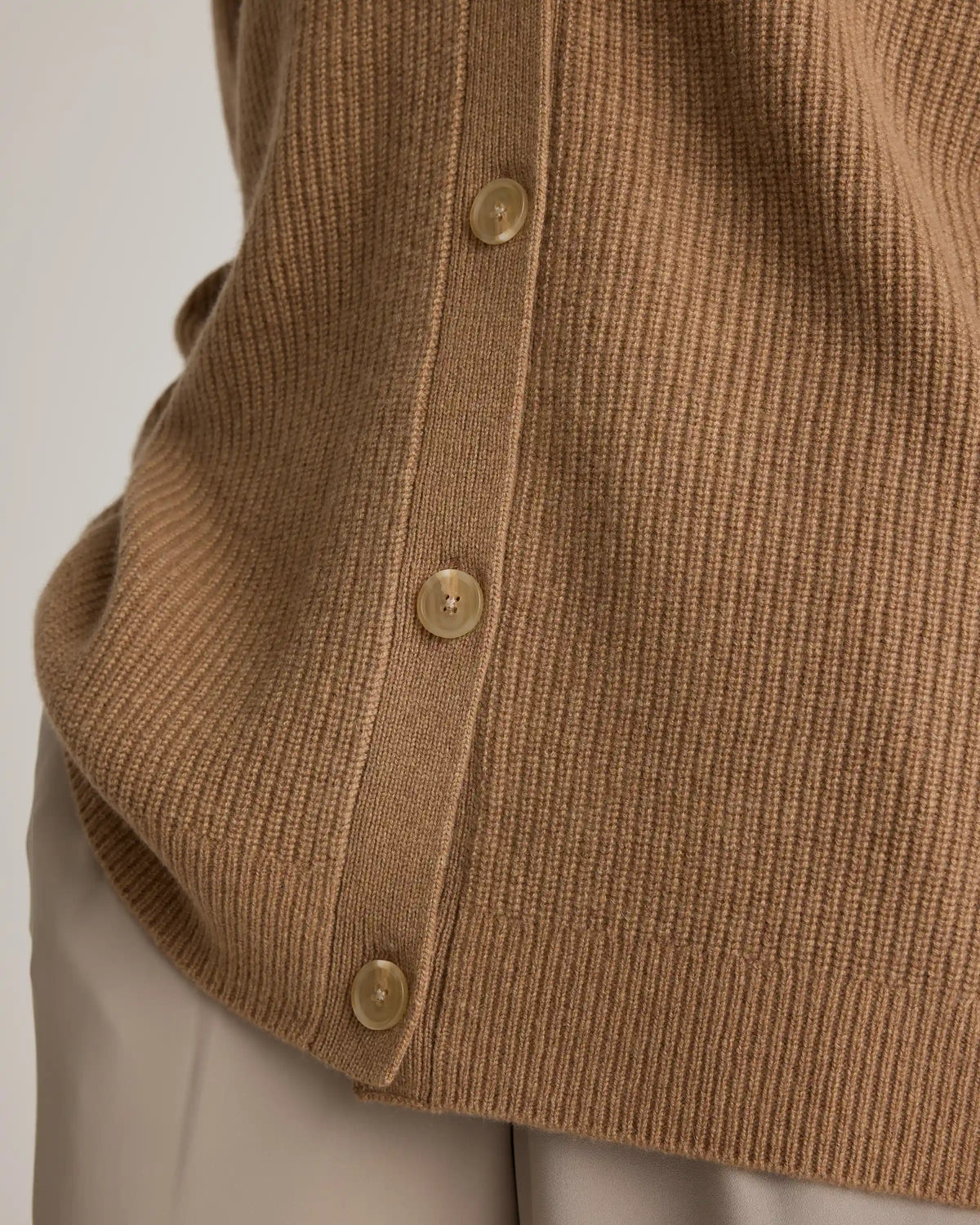 Mongolian Cashmere Oversized Boyfriend Cardigan Sweater