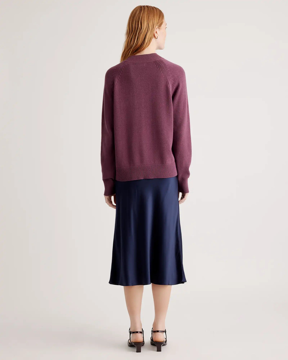 100% Organic Cotton Mock Neck Sweater