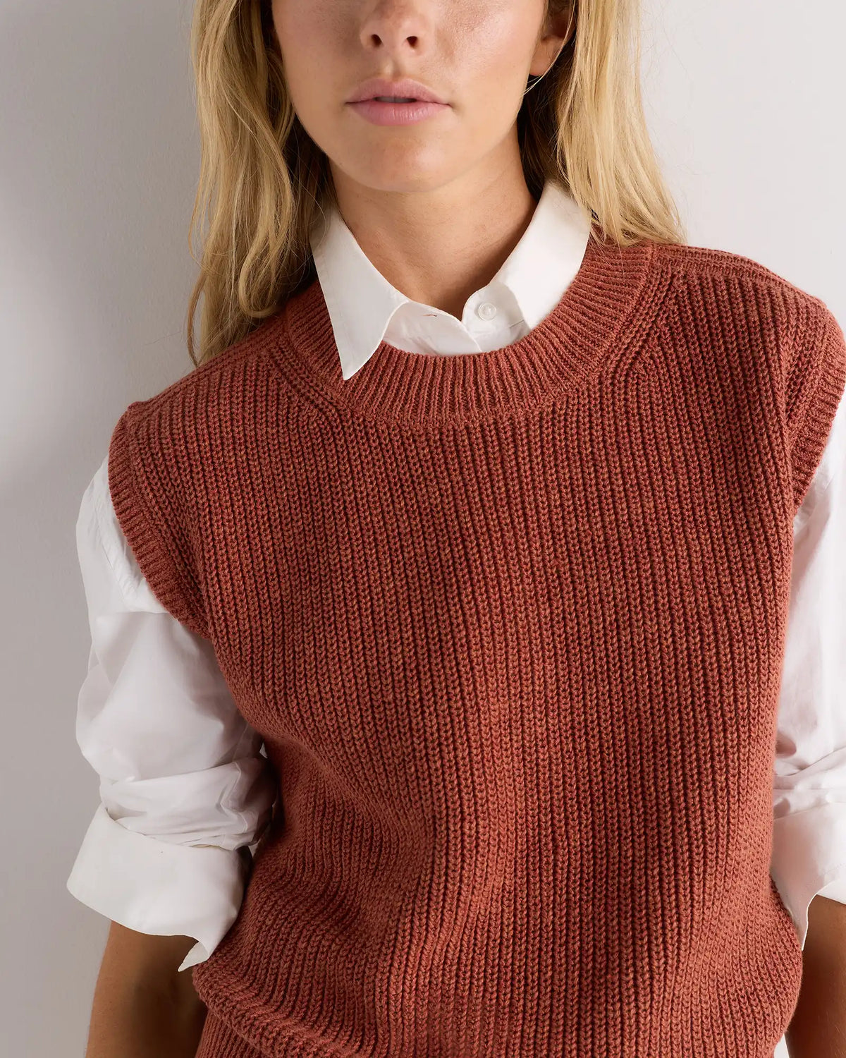 Cotton Linen Sweater Tank