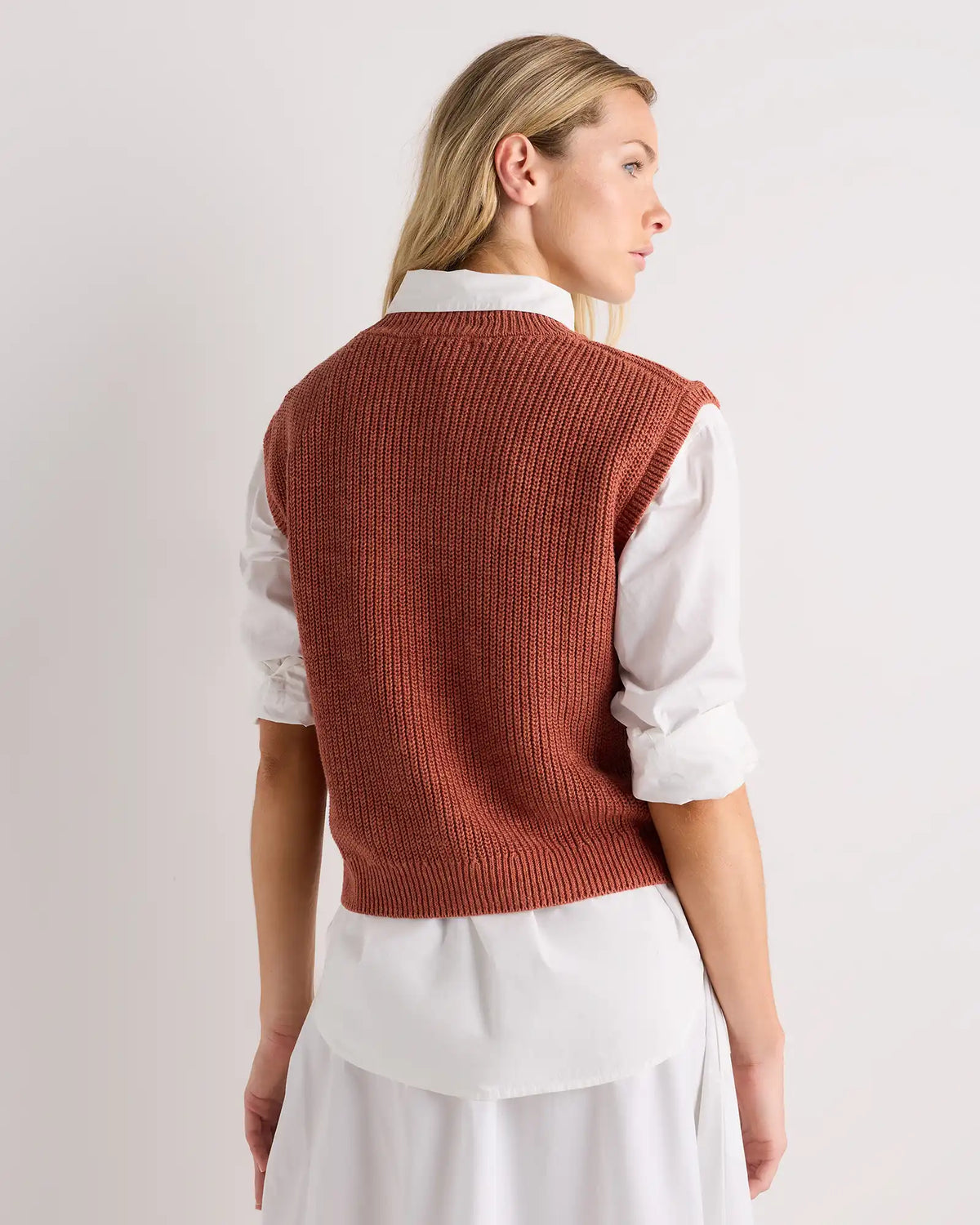 Cotton Linen Sweater Tank