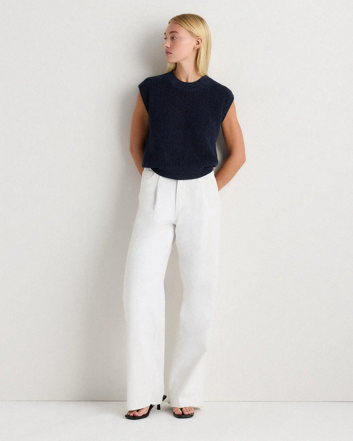 Cotton Linen Sweater Tank