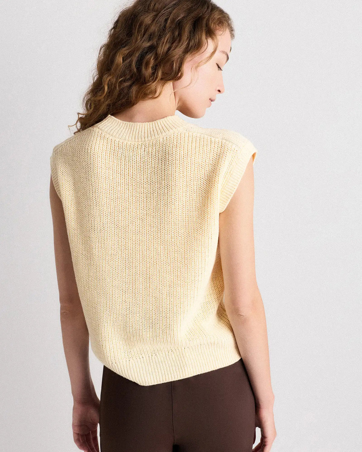 Cotton Linen Sweater Tank
