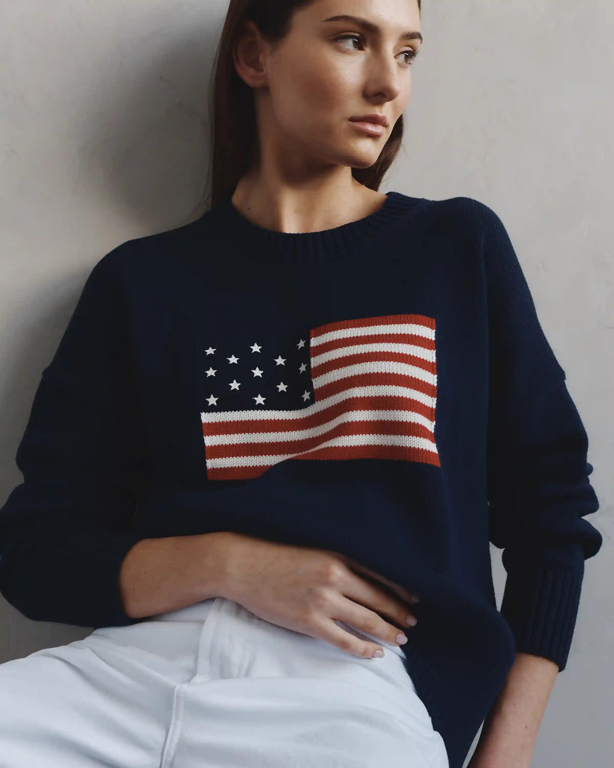 100% Organic Cotton Flag Sweater