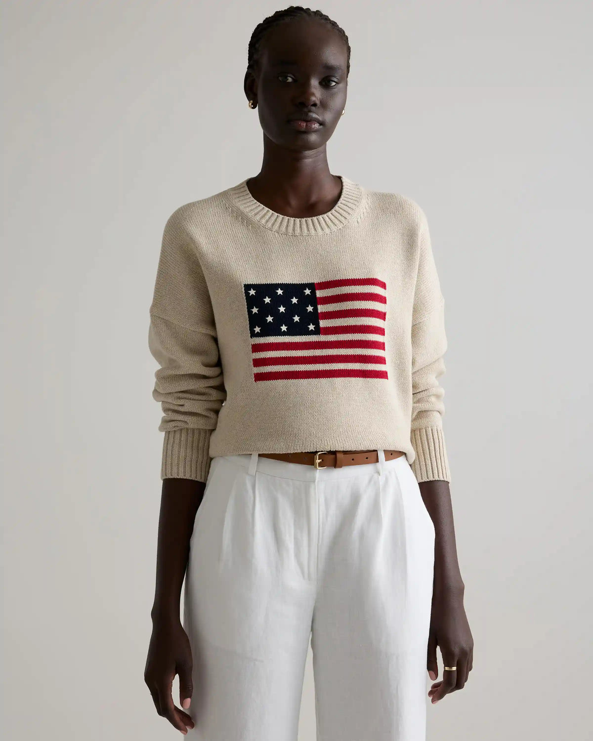 100% Organic Cotton Flag Sweater