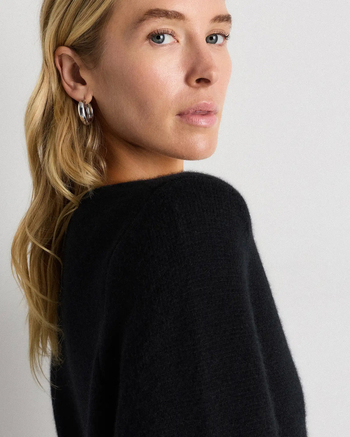 Mongolian Cashmere Structured V-Neck Cardigan