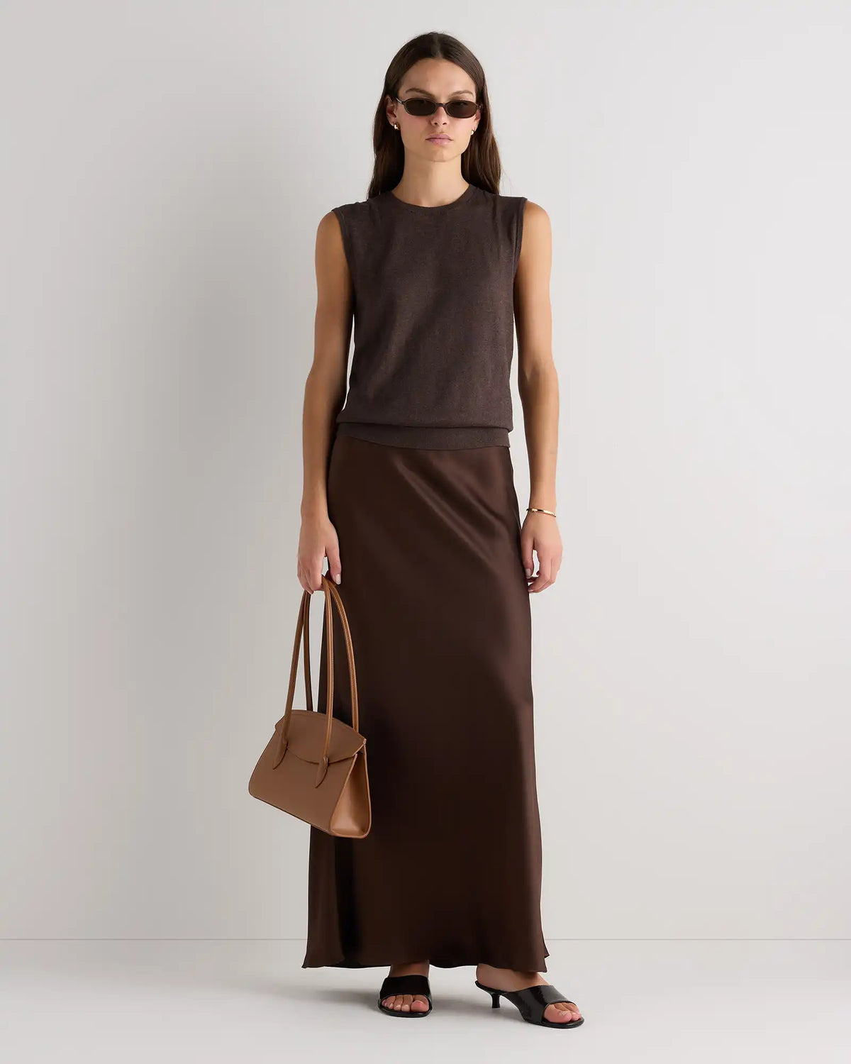 Lightweight Cotton Cashmere Sweater Tank