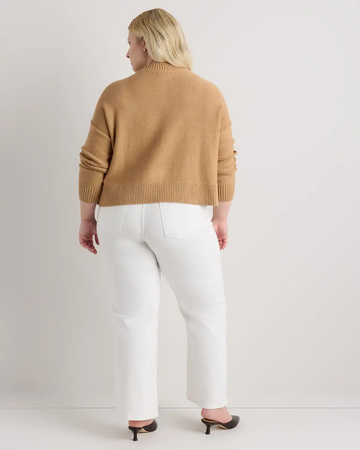 100% Organic Cotton Cropped Cardigan