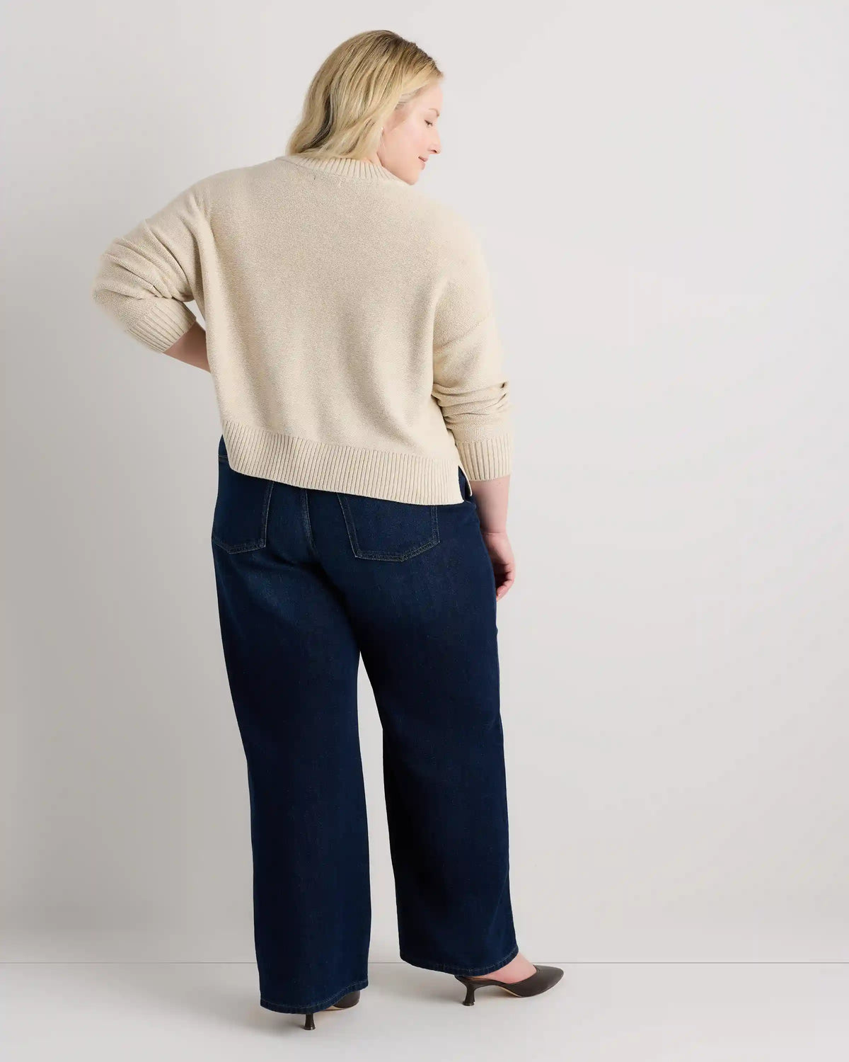 100% Organic Cotton Cropped Cardigan