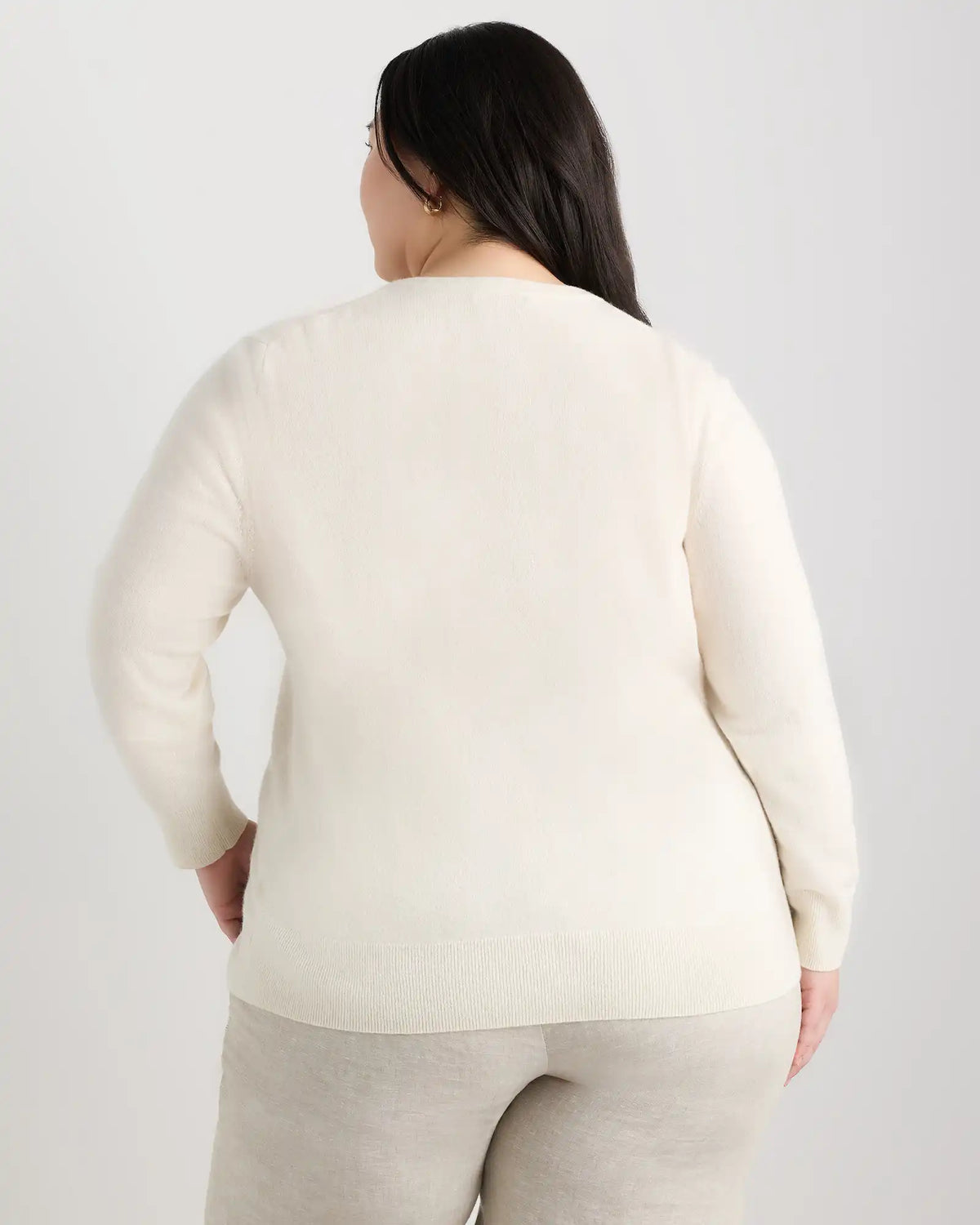 Mongolian Cashmere Cardigan Sweater