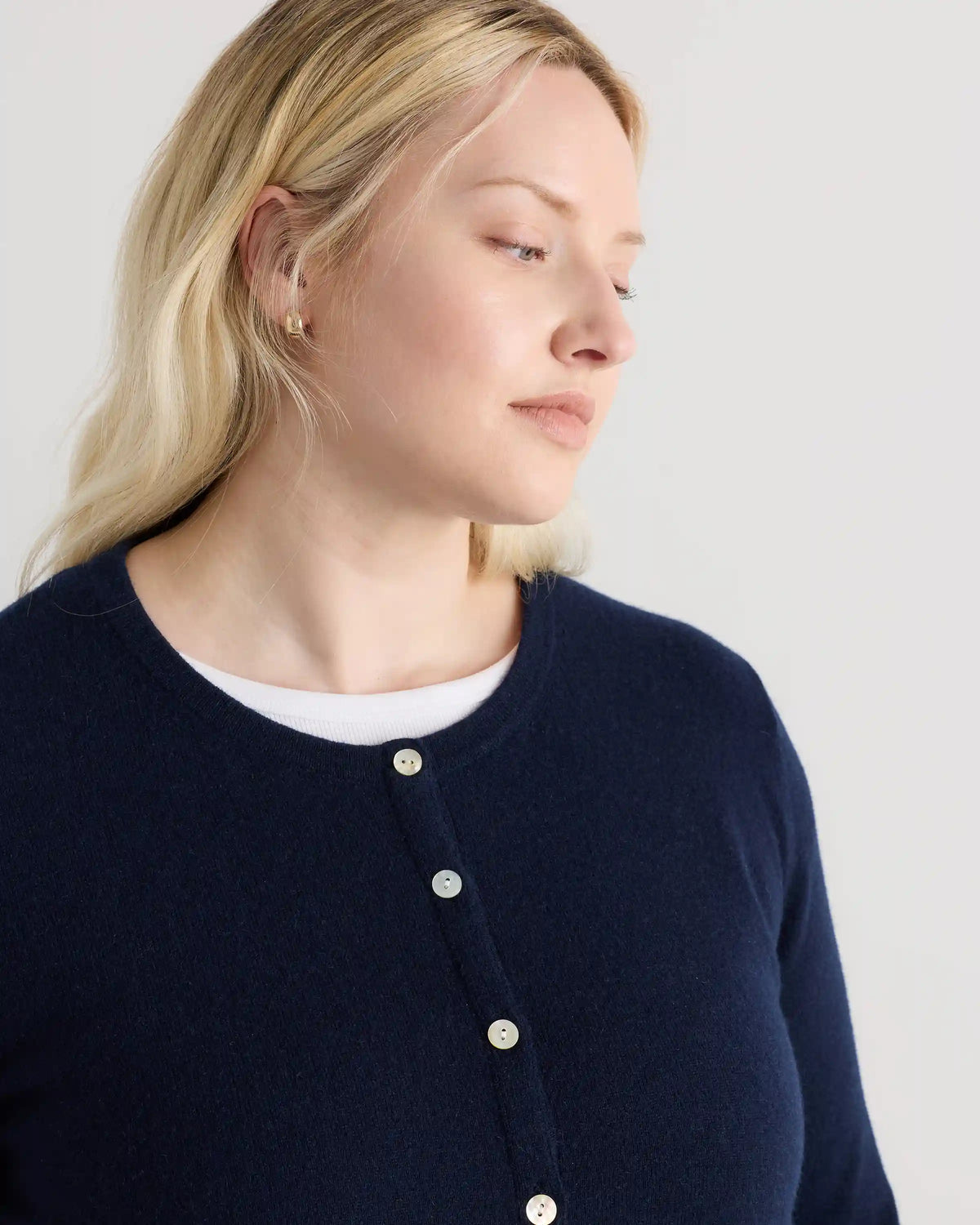Mongolian Cashmere Cardigan Sweater