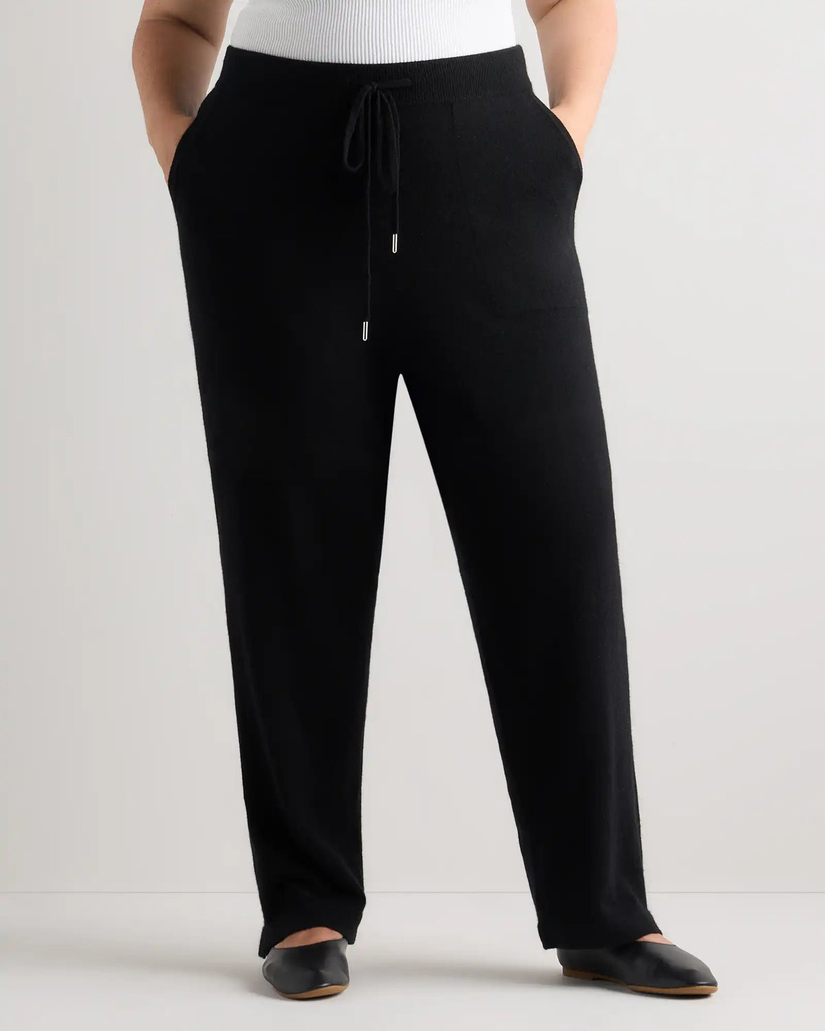 Mongolian Cashmere Straight Leg Pants
