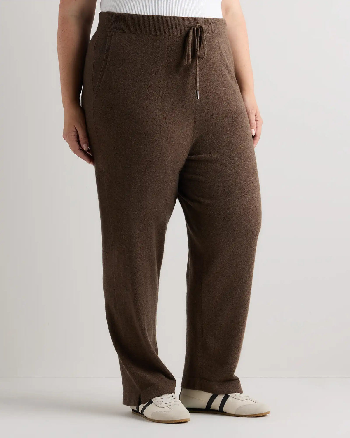 Mongolian Cashmere Straight Leg Pants