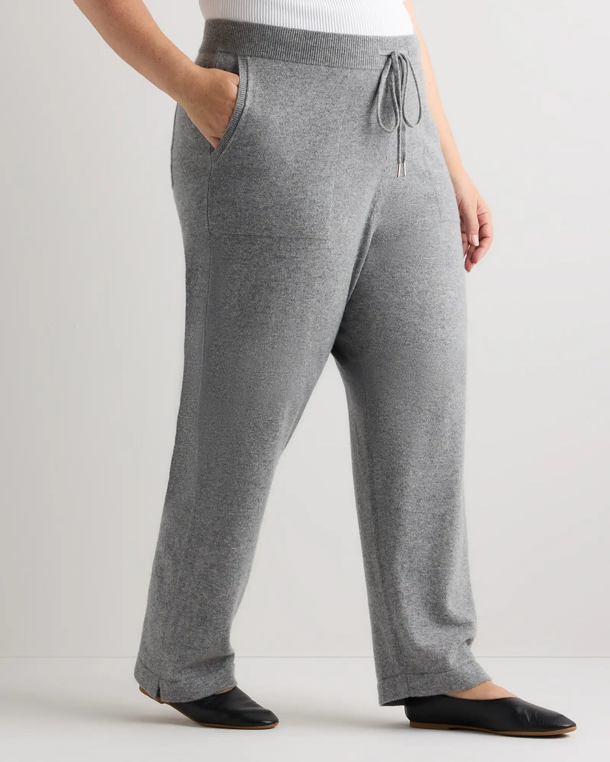 Mongolian Cashmere Straight Leg Pants