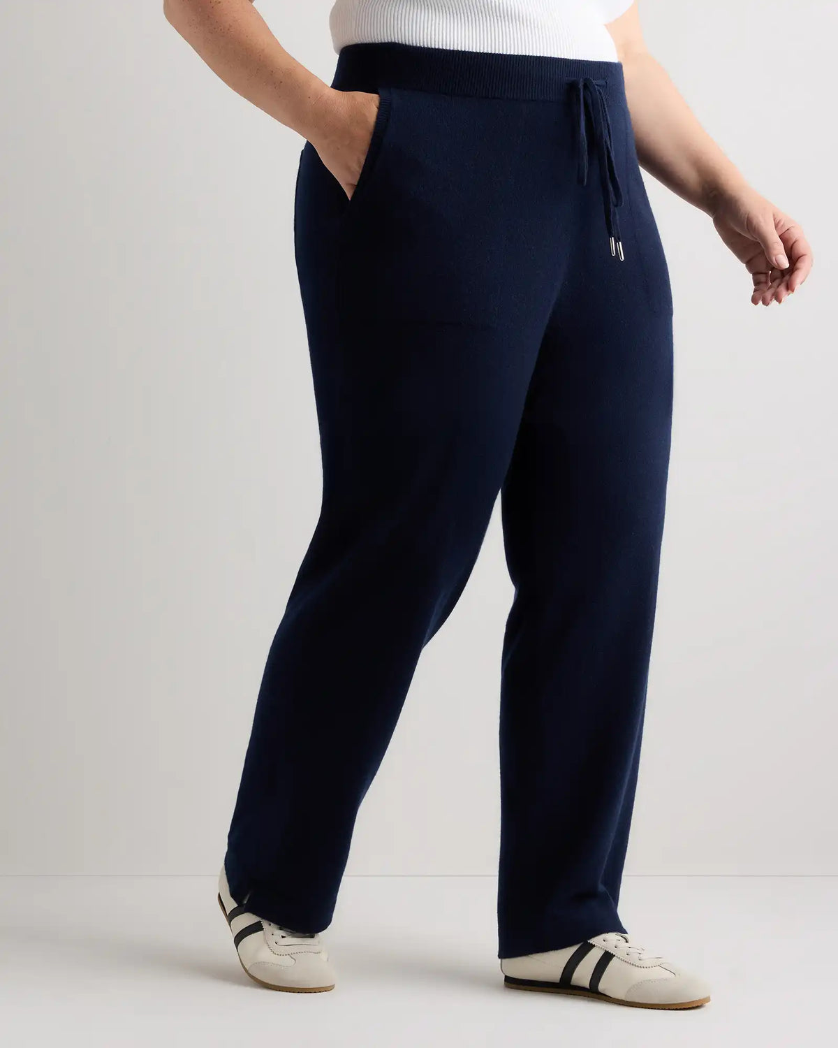 Mongolian Cashmere Straight Leg Pants