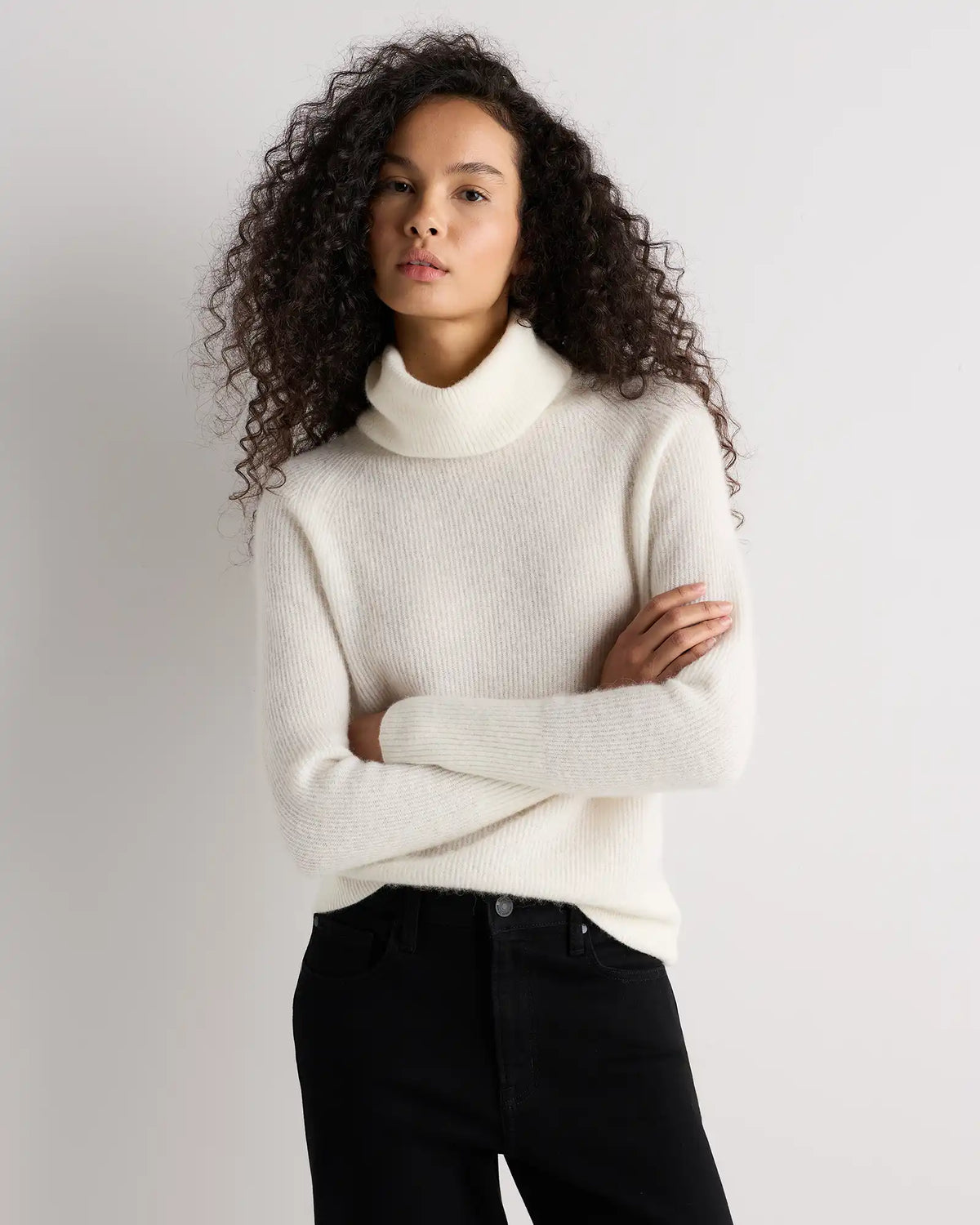 Lightweight Baby Alpaca Turtleneck