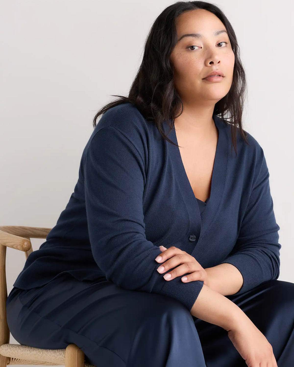 Lightweight Cotton Cashmere Cardigan