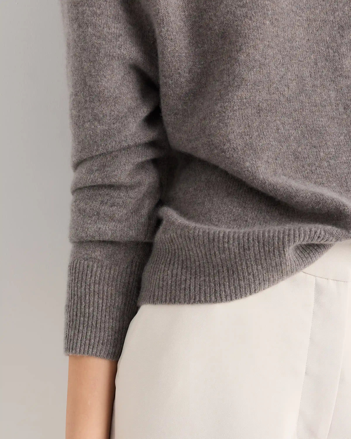 Mongolian Cashmere Boatneck Sweater