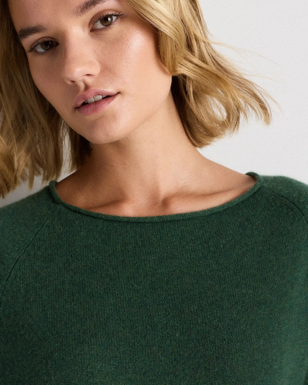 Mongolian Cashmere Boatneck Sweater