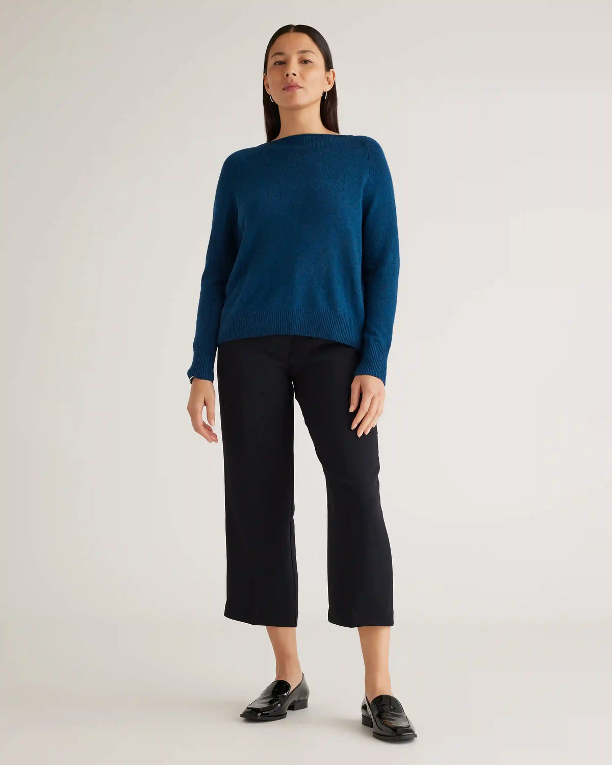 Mongolian Cashmere Boatneck Sweater