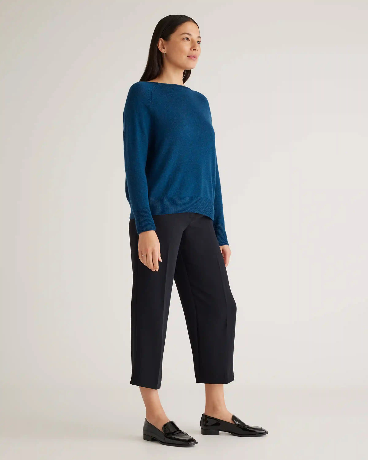 Mongolian Spring Cashmere Boatneck Sweater