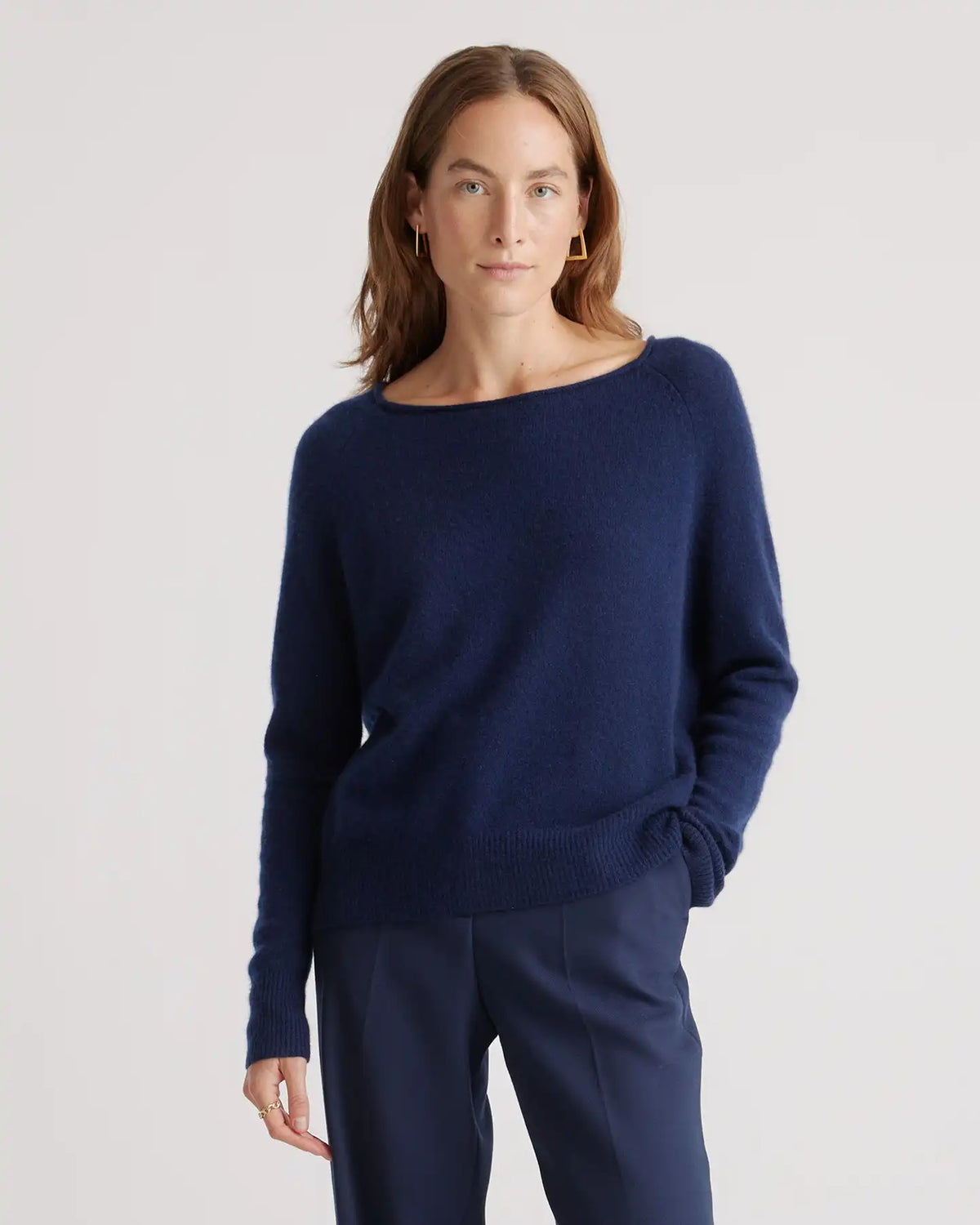 Mongolian Spring Cashmere Boatneck Sweater
