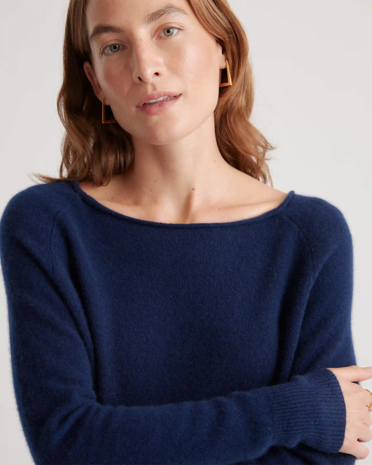 Mongolian Spring Cashmere Boatneck Sweater