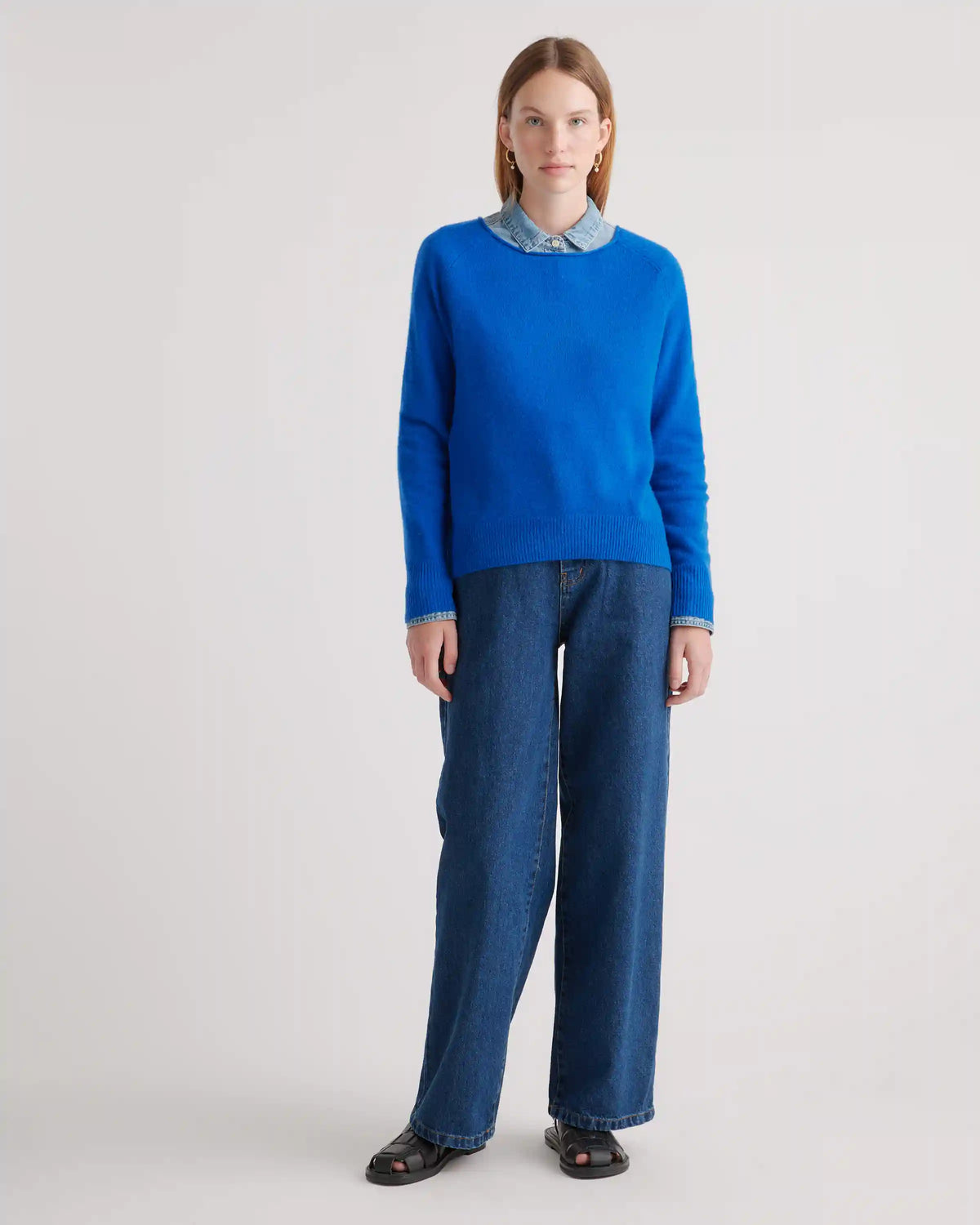 Mongolian Cashmere Boatneck Sweater