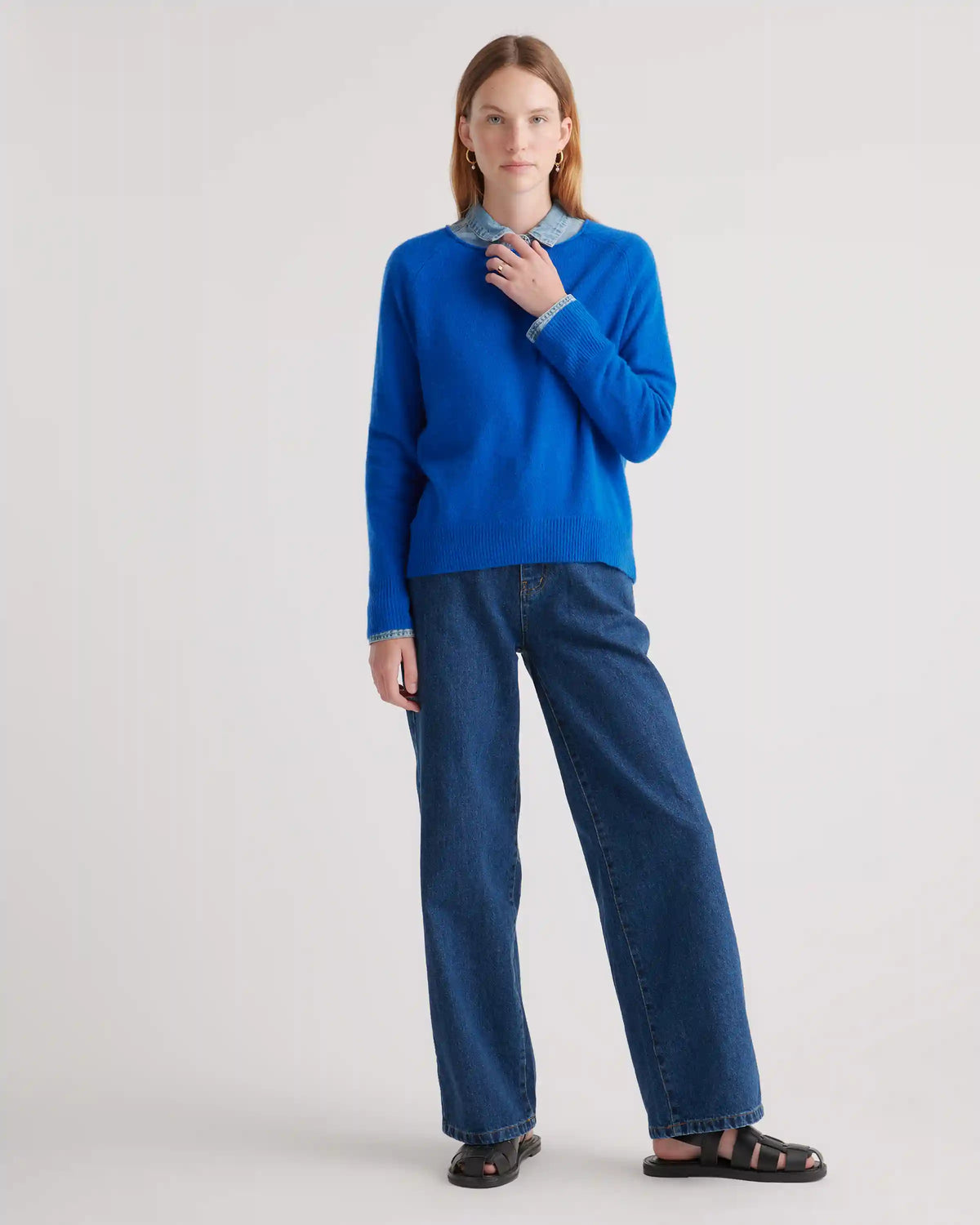Mongolian Cashmere Boatneck Sweater