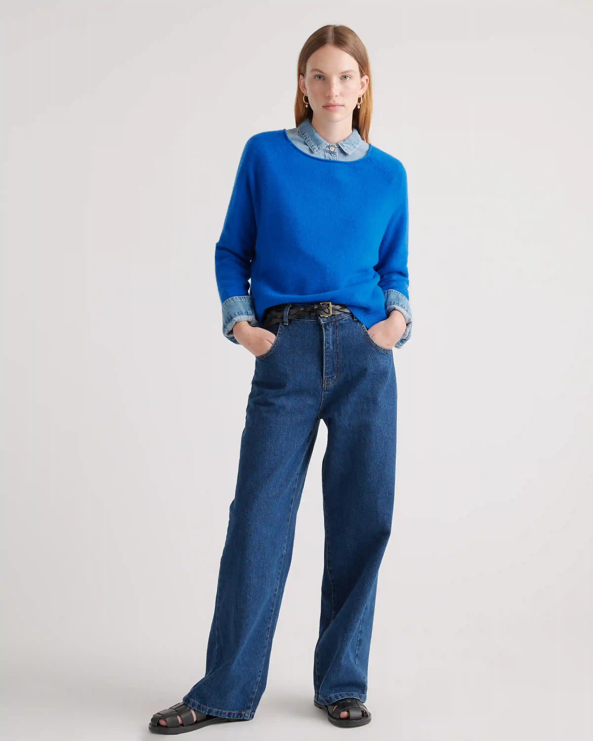 Mongolian Spring Cashmere Boatneck Sweater