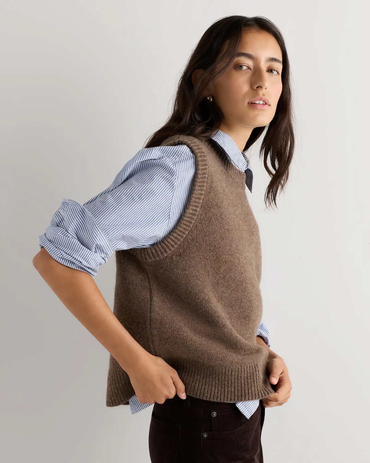 100% Yak Crewneck Sweater Vest