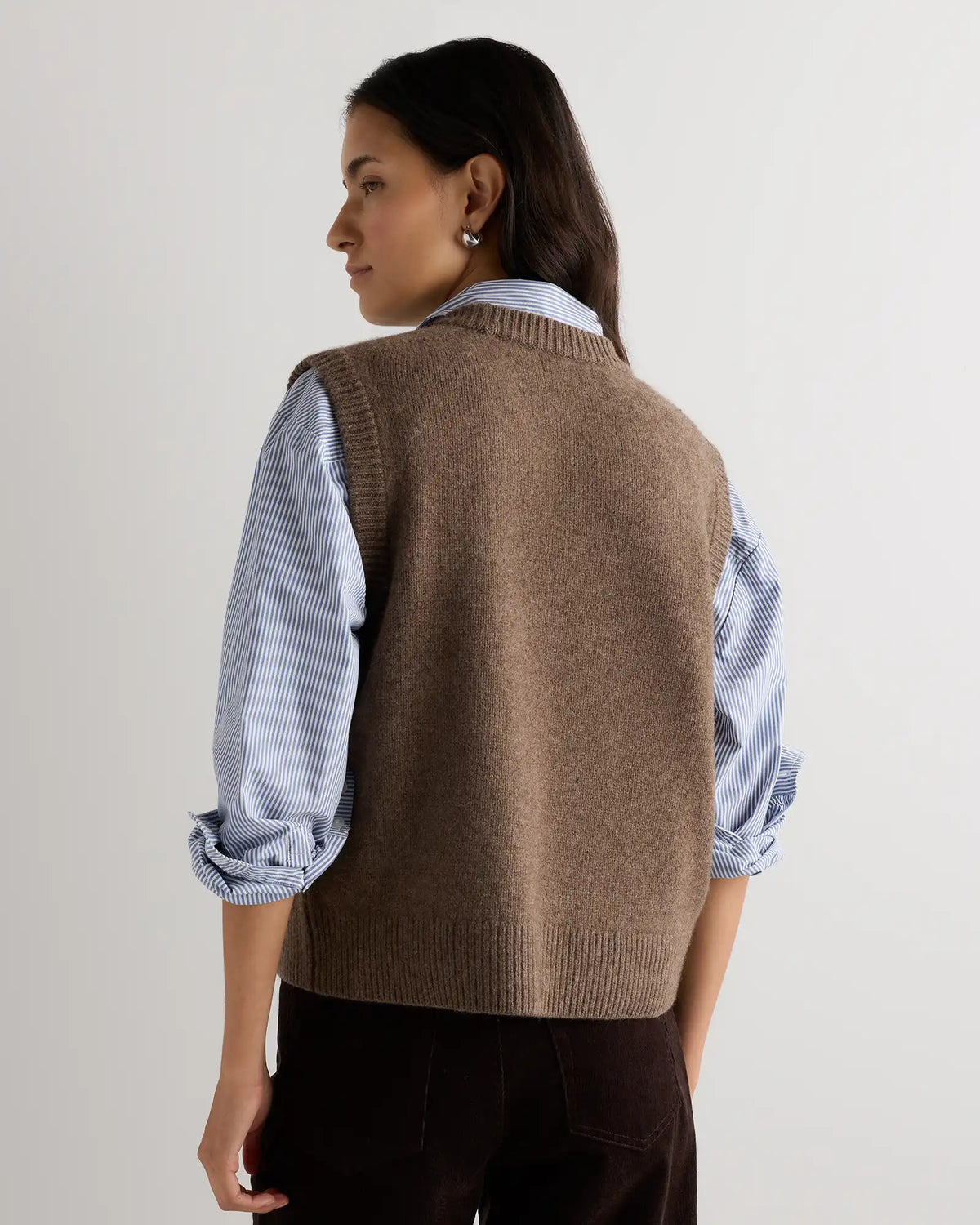 100% Yak Crewneck Sweater Vest