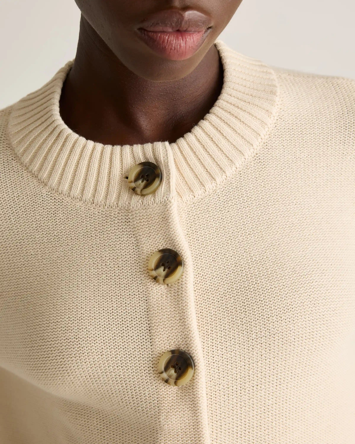 100% Organic Cotton Cropped Cardigan