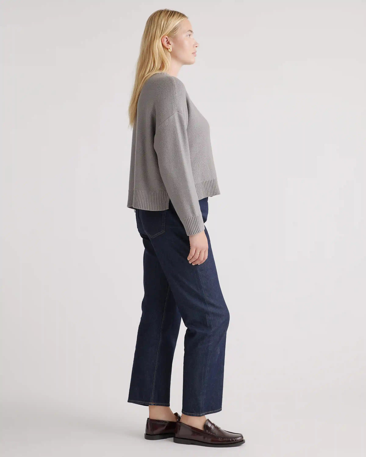 100% Organic Cotton Cropped Cardigan