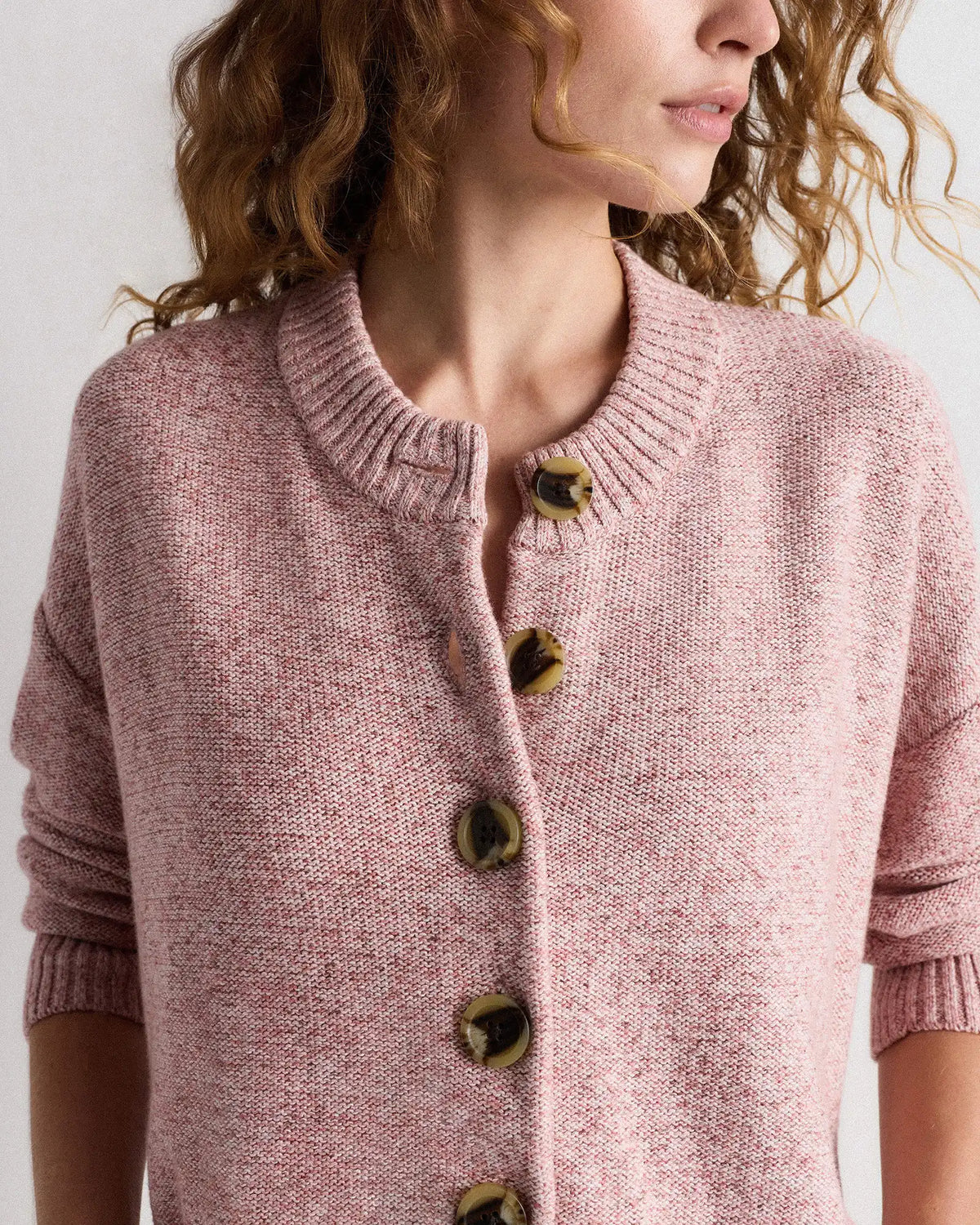 100% Organic Cotton Cropped Cardigan