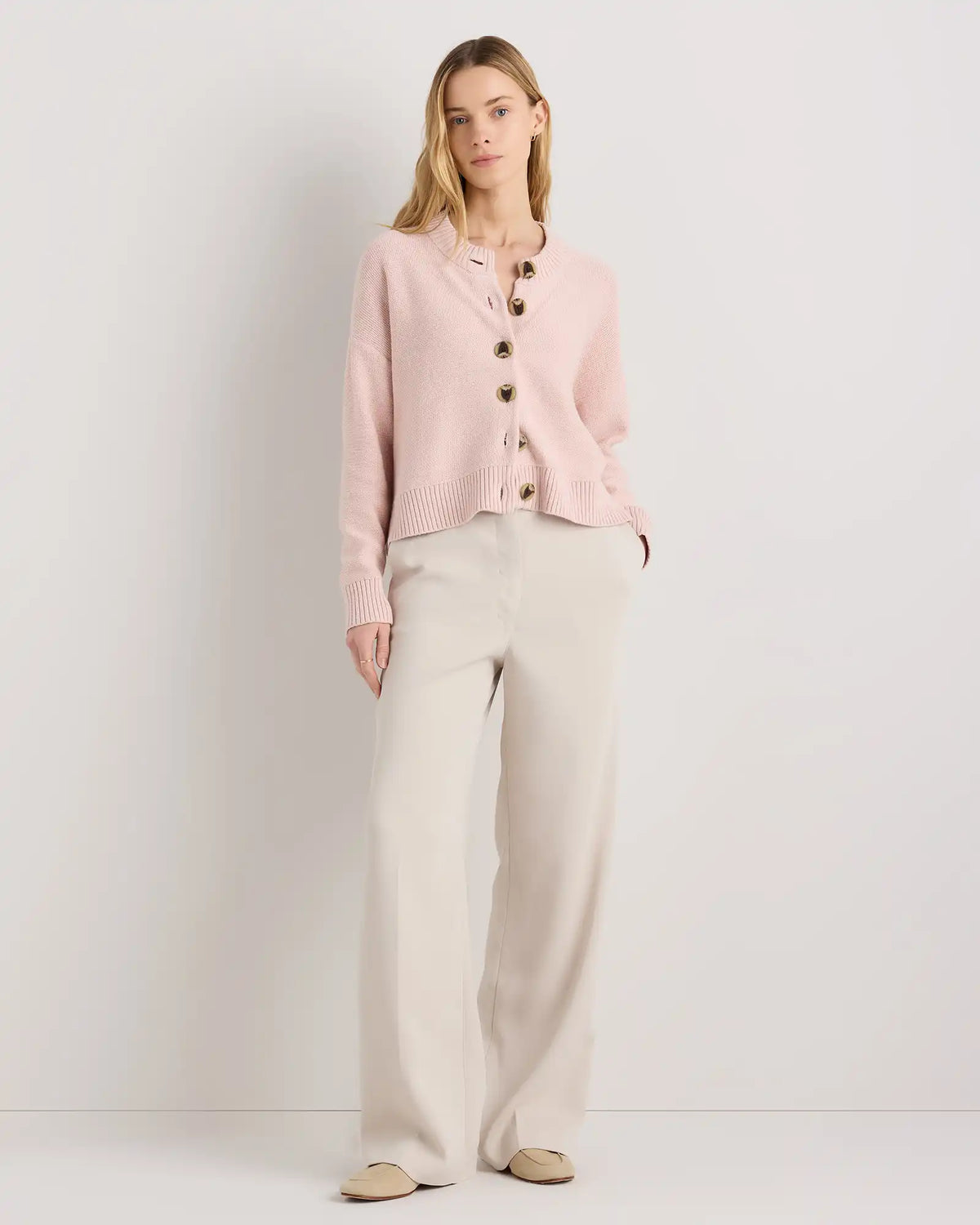100% Organic Cotton Cropped Cardigan
