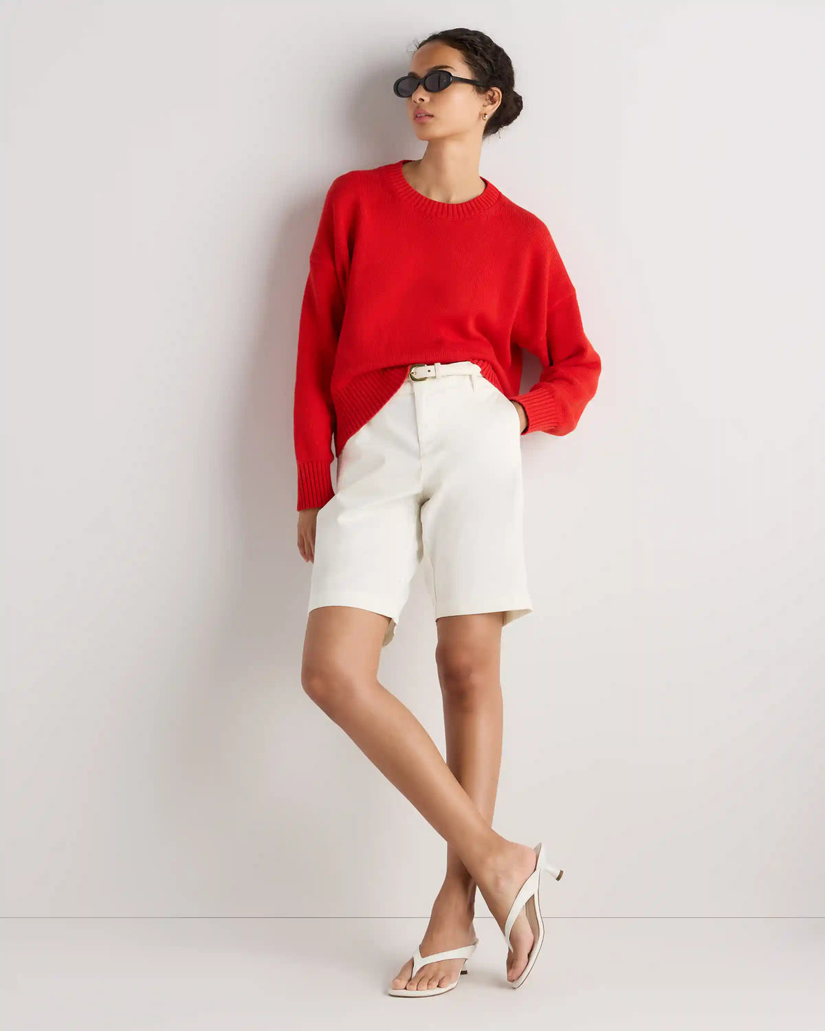100% Organic Cotton Boyfriend Crew Sweater