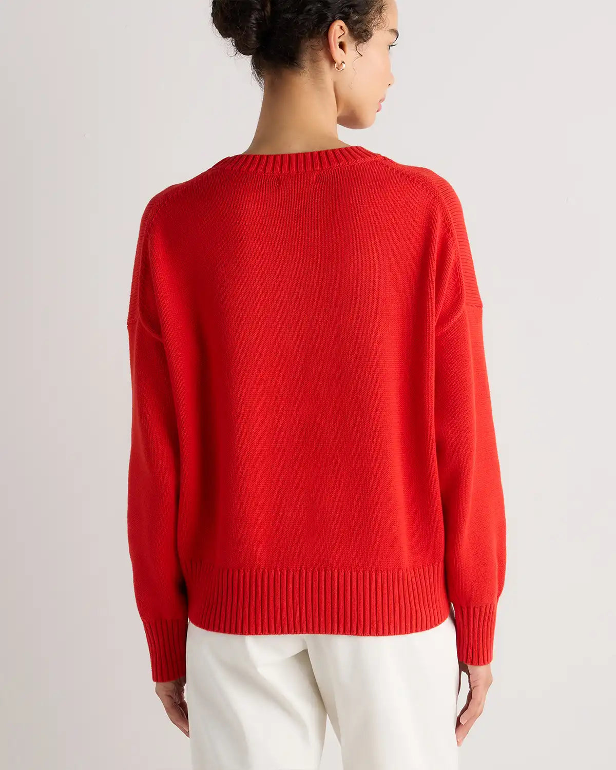 100% Organic Cotton Boyfriend Crew Sweater